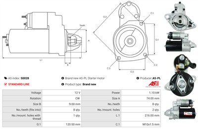 AS-PL S0028 EAN: 5901259418750.
