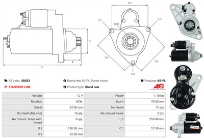 AS-PL S0032 EAN: 5901259418798.