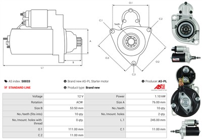 AS-PL S0033 EAN: 5901259418804.