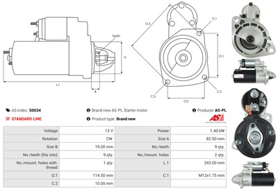 AS-PL S0034 EAN: 5901259418811.