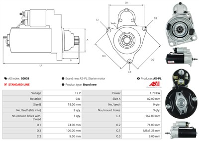 AS-PL S0038 EAN: 5901259418866.