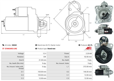 AS-PL S0042 EAN: 5901259418934.