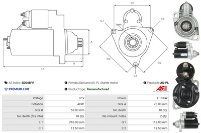 AS-PL S0048PR EAN: 5902129148814.