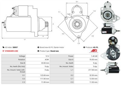 AS-PL S0057 EAN: 5901259419115.