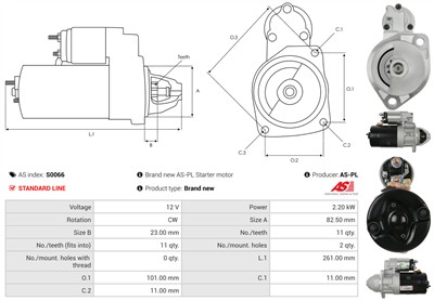 AS-PL S0066 EAN: 5901259419252.