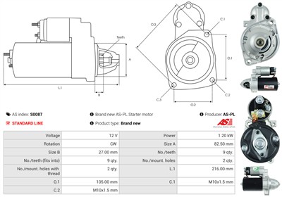 AS-PL S0087 EAN: 5901259419566.