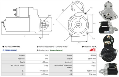 AS-PL S0088PR EAN: 5902129079613.