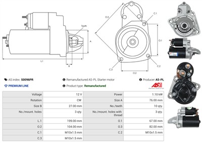 AS-PL S0096PR EAN: 5902129106456.