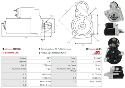 AS-PL S0096SR EAN: 5902129163442.