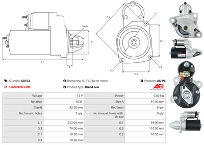 AS-PL S0103 EAN: 5901259419818.