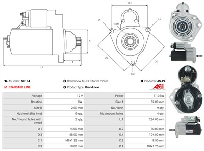 AS-PL S0104 EAN: 5901259419825.