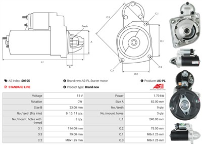 AS-PL S0105 EAN: 5901259419832.