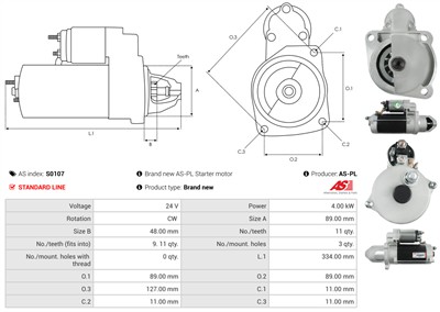 AS-PL S0107 EAN: 5901259419856.