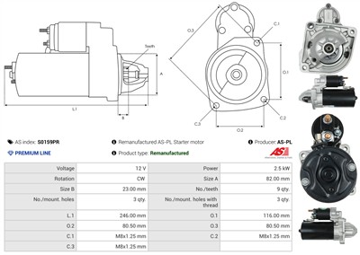 AS-PL S0159PR EAN: 5902129098690.