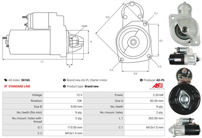 AS-PL S0165 EAN: 5901259420517.