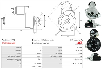 AS-PL S0176 EAN: 5901259420647.
