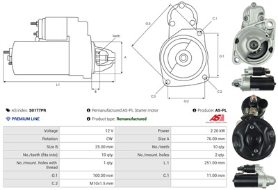 AS-PL S0177PR EAN: 5902129087168.