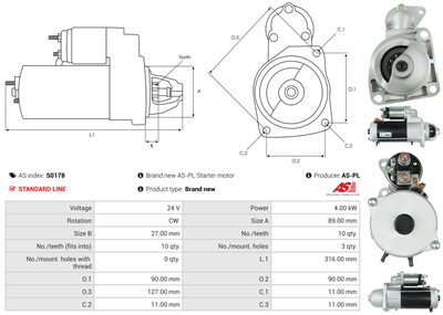 AS-PL S0178 EAN: 5901259420661.
