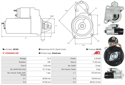 AS-PL S0183 EAN: 5901259420722.