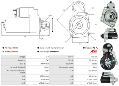 AS-PL S0185 EAN: 5901259420746.