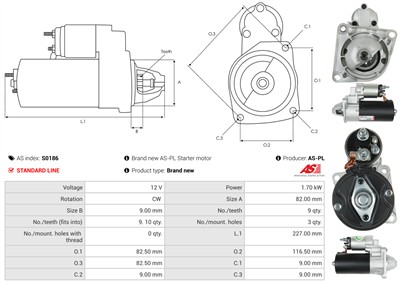 AS-PL S0186 EAN: 5901259420753.