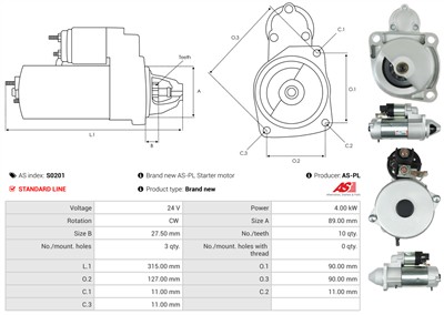 AS-PL S0201 EAN: 5901259420944.