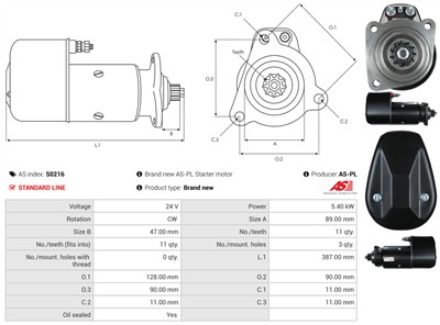 AS-PL S0216 EAN: 5901259421095.