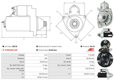 AS-PL S0218 EAN: 5901259435658.