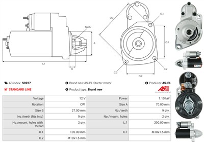 AS-PL S0227 EAN: 5901259436822.