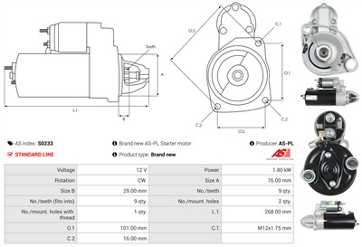 AS-PL S0233 EAN: 5901259436891.