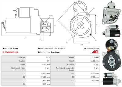 AS-PL S0241 EAN: 5901259440089.