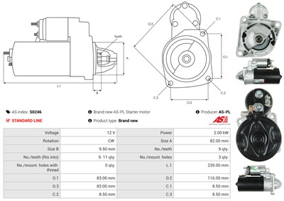AS-PL S0246 EAN: 5901259440904.