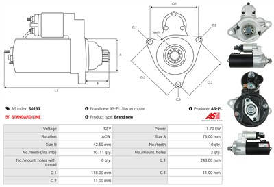 AS-PL S0253 EAN: 5901259444353.