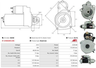 AS-PL S0258 EAN: 5901259445732.