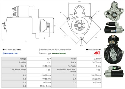 AS-PL S0270PR EAN: 5902129090151.