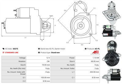 AS-PL S0275 EAN: 5901259460964.