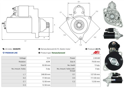 AS-PL S0282PR EAN: 5902129081357.
