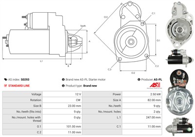 AS-PL S0293 EAN: 5901259458473.