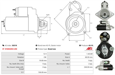 AS-PL S0318 EAN: 5901259464306.