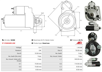 AS-PL S0388 EAN: 5901259468410.