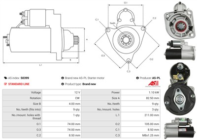 AS-PL S0399 EAN: 5901259468618.