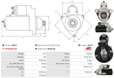 AS-PL S0413 EAN: 5901259469837.