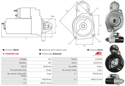 AS-PL S0419 EAN: 5901259470826.
