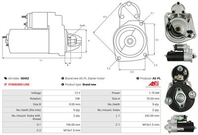 AS-PL S0452 EAN: 5901259476590.