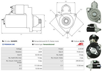AS-PL S0458PR EAN: 5902129085287.