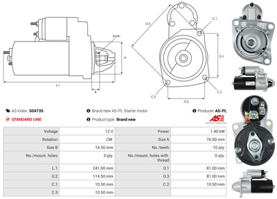AS-PL S0473S EAN: 5902129105695.