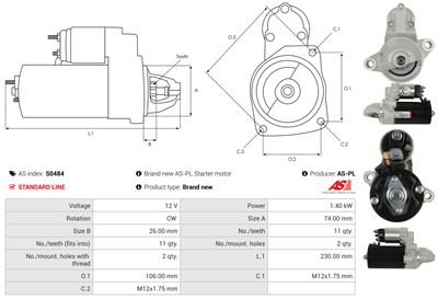 AS-PL S0484 EAN: 5901259487671.