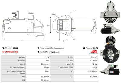 AS-PL S0504 EAN: 5902129004592.