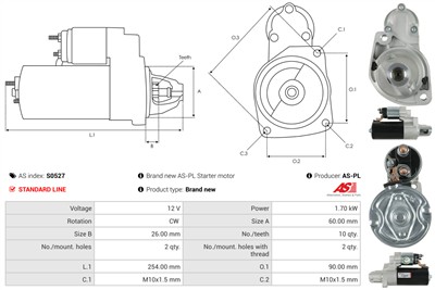 AS-PL S0527 EAN: 5902129015413.