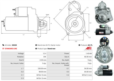 AS-PL S0528 EAN: 5902129015420.